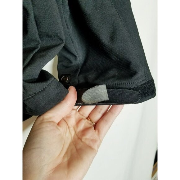 EMS Black Full Zip Hiking Outdoors Athletic Jacket Womens Size Large Softshell - Picture 5 of 12